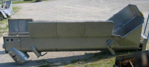 18â€ dia x 16â€™-6â€ long wolfking ss screw conveyor (4722