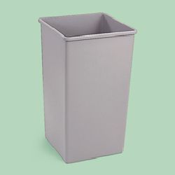 35 gallon square container receptacle-rcp 3958 gra