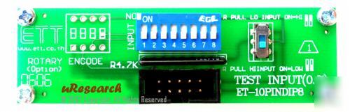 8-dip switch microcontroller interface basic stamp pic