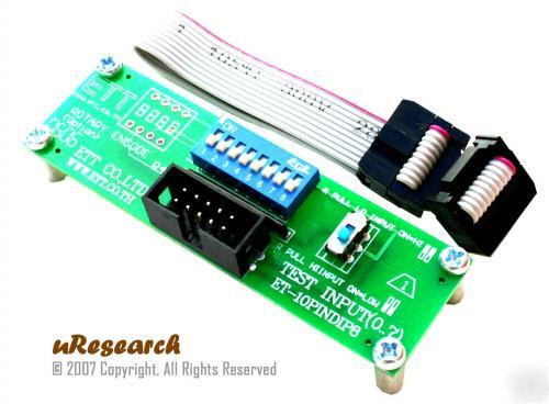 8-dip switch microcontroller interface basic stamp pic