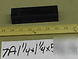 Acetal delrin virgin black 1.25 X1.25 X5.25