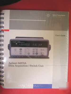 Agilent 34970A data acq/switch unit 3 volume set