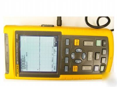 Fluke 124 industrial scopemeter 40MHZ - with extras