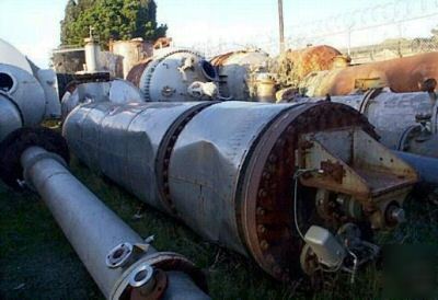 Heat exchanger, shell & tube, 327 sf, s/st, c/st shell,