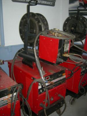 Lincoln electric idealarc cv-300 welder w/ feeder nice 