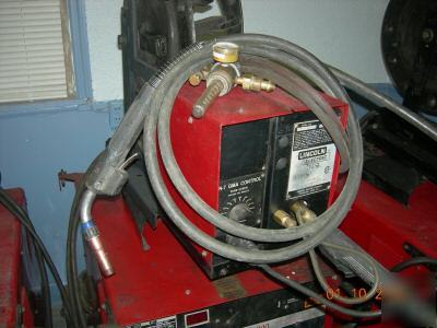 Lincoln electric idealarc cv-300 welder w/ feeder nice 