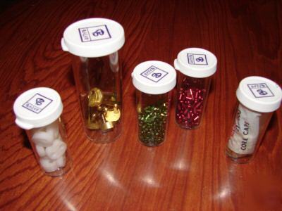 New 20 prescription vials / storage bottles / bazar