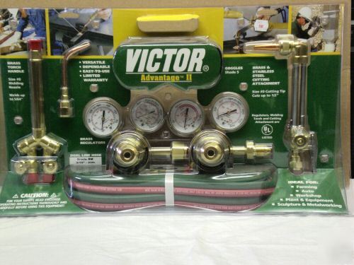 New brand victor advantage ii oxygen & acetylene outfit