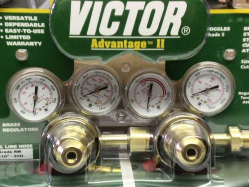 New brand victor advantage ii oxygen & acetylene outfit