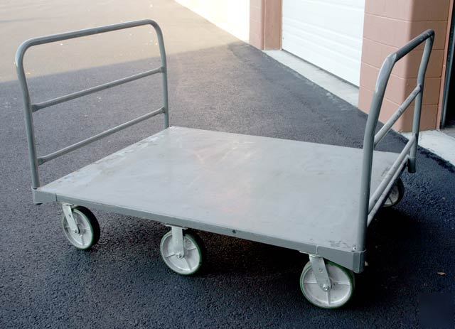 New buckhorn all steel platform truck 47 x 58 cart