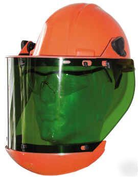 New salisbury arc flash 15 cal shield w/ hard hat