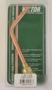 New victor 1-w-1 100 series welding nozzle 0387-0031 