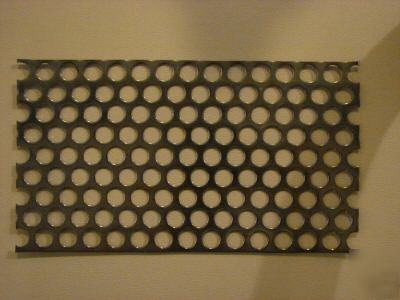 Perforated stainless steel sheet