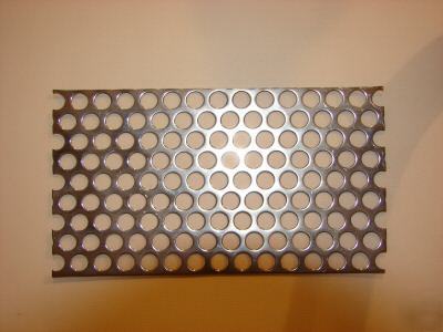 Perforated stainless steel sheet