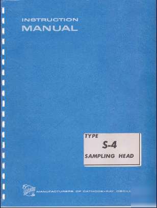 Tek S4 svc/ops manual in dual resolutions txtsearch s-4