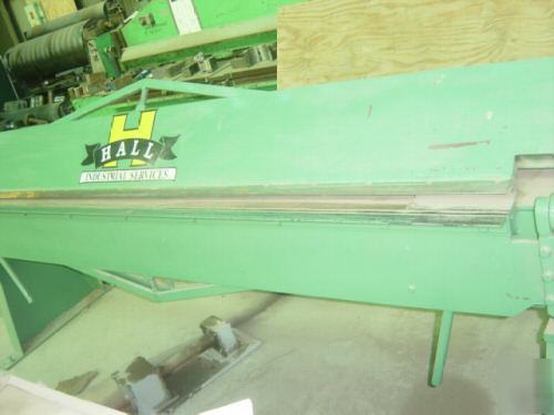 Tennsmith hand or pan break 8 ft wide 18 gauge capacity