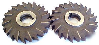 Two staggered tooth side milling cutters 5