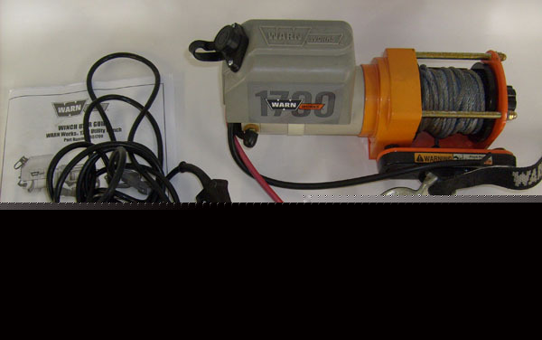 Warn works 1700 dc powered utility winch 1.6HP 12V 