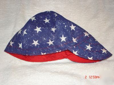 Welding cap hat beanie style reversible - stars