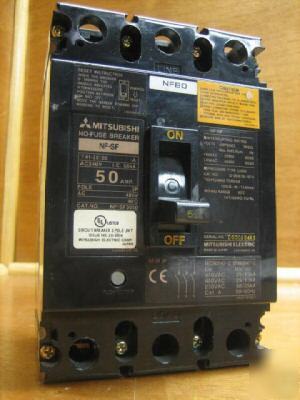 Mitsubishi breaker nf-SF3050 nf sf 50 amp 50AMP 50A a