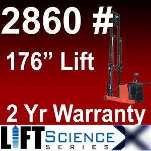 New counterbalance forklift pallet stacker tilt 