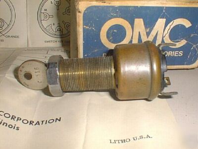 New omc boat or forklift keyed ignition switch