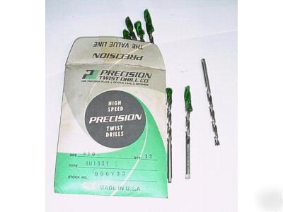 Number 11 cobalt M42 hsc drill bits sheet metal 3/16