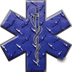 Emt ems mfr medic decal reflective 4