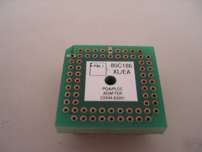 Hp/agilent E2434-63201 pga/plcc adapter 80C186 xl/ea