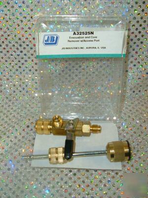 J/b industries evacuation & core remover w/access port