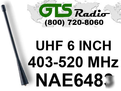 Motorola NAE6483 uhf 6 inch heliflex antenna for CP200