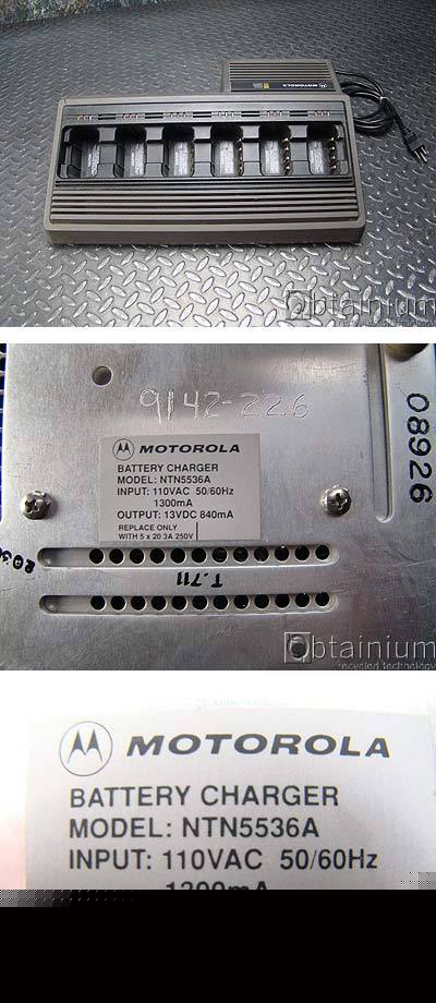 Motorola six bank battery charger model # NTN5536A