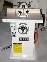 New accura 3 hp shaper jet type w' 3/4