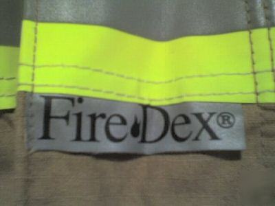 New fire dex pbi/kevlar matrix firefighter turnout coat 