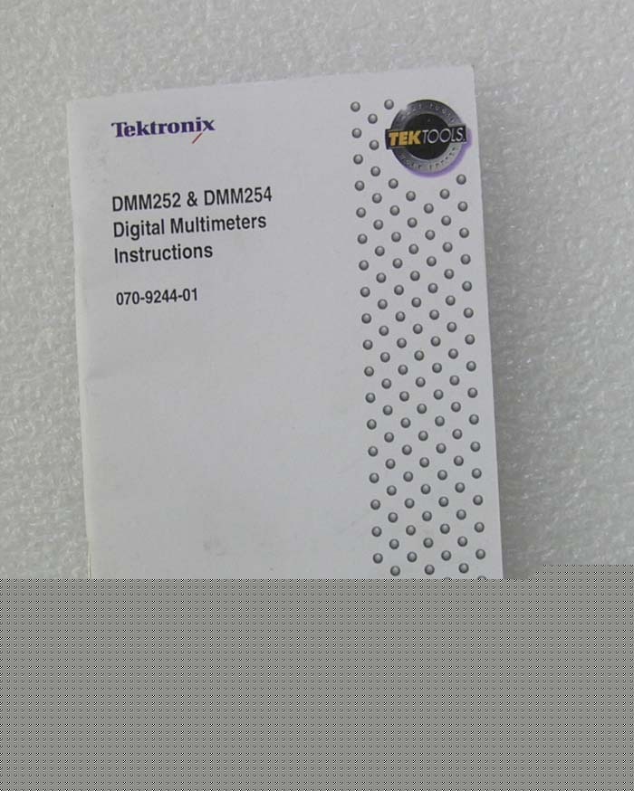 Tektronix DMM252 and DMM254 instruction manual