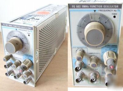 Tektronix fg 502 function generator .1HZ-11MHZ