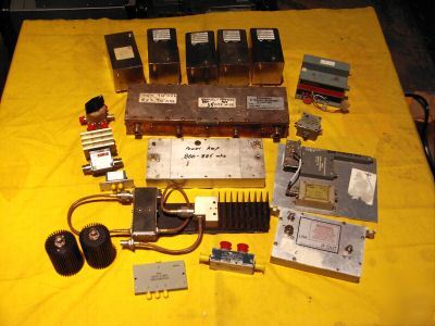 Rf microwave parts -amps-converters d-couplers,