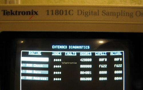 Tektronix 11801C 50GHZ digital oscillopscope+SD20+opt. 