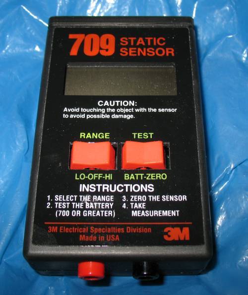 3M esd digital static sensor, in oem box, model 709