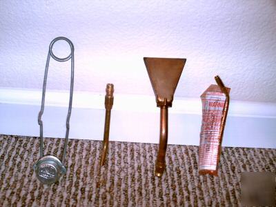 Acetylene plumbers b-tank complete torch set