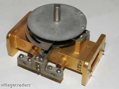 Adjustable attenuator for waveguide microwave