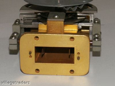 Adjustable attenuator for waveguide microwave