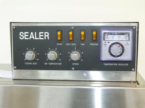 Apolo S1000 continuous vertical band sealer inox +coder