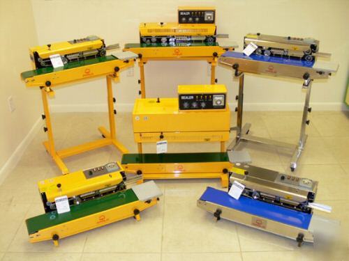 Apolo S1000 continuous vertical band sealer inox +coder