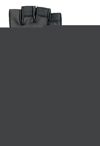 Black thinsulate neoprene fingerless gloves size large