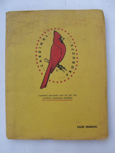 Cardinal products sales manual farm farming equipment