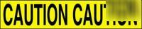 Caution yellow barricade tape 2 mil 1000' case 8 rolls