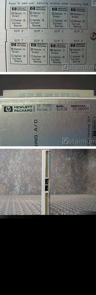 Hp E1413A 64 - channel scanning a/d converter 75000 vxi