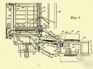 International harvester harvester patent art PRINT_G297