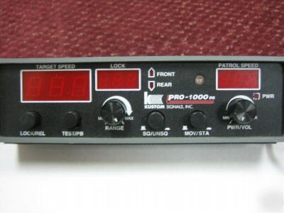 Kustom pro 1000 ds police radar k band
